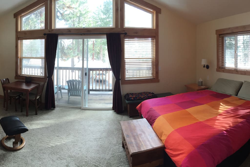 Plenty of space and quiet to provide the intended effect of a Tahoe getaway.
