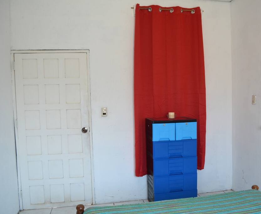 Chest Drawer & Blackout curtains