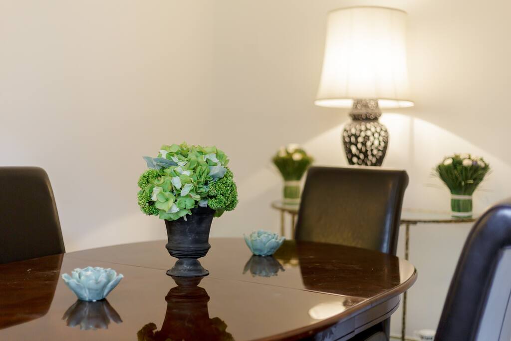 The dining room