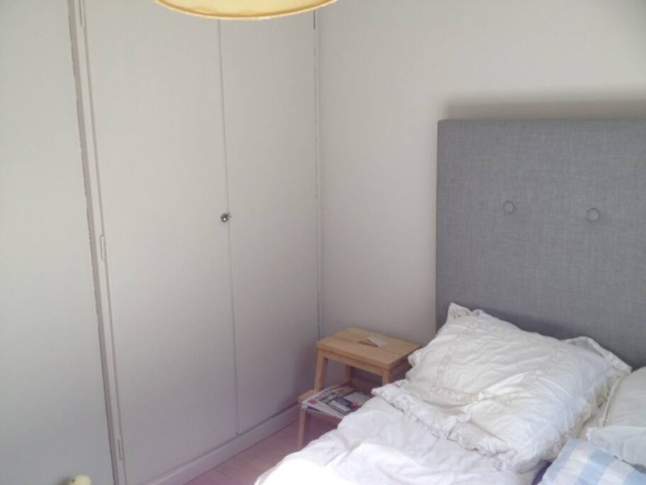 the room with the closet