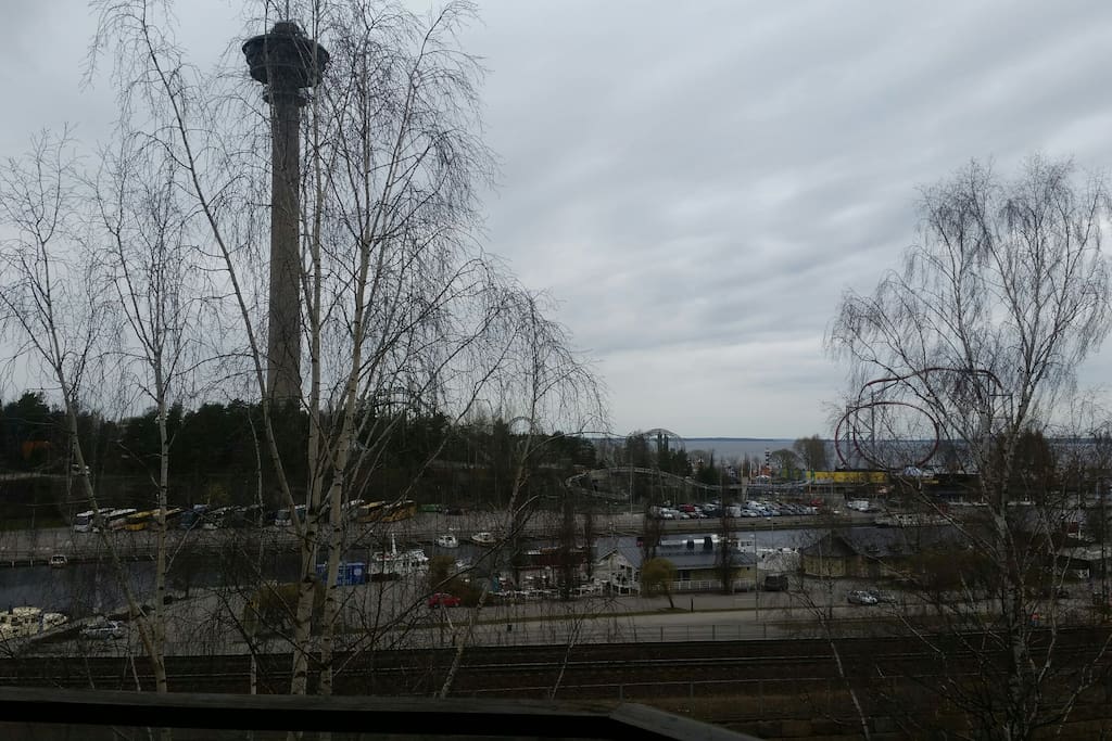 view from the balcony