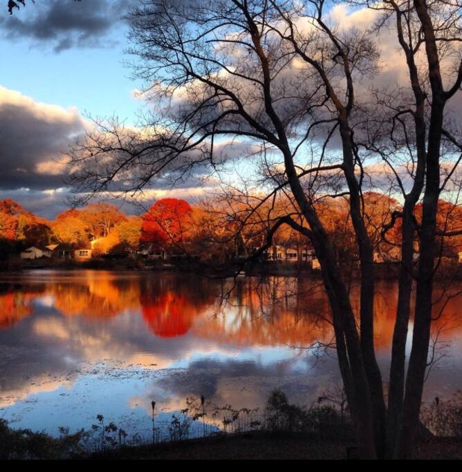 Visit us in the Fall, the change of seasons is one of the many highlights of the Lake House