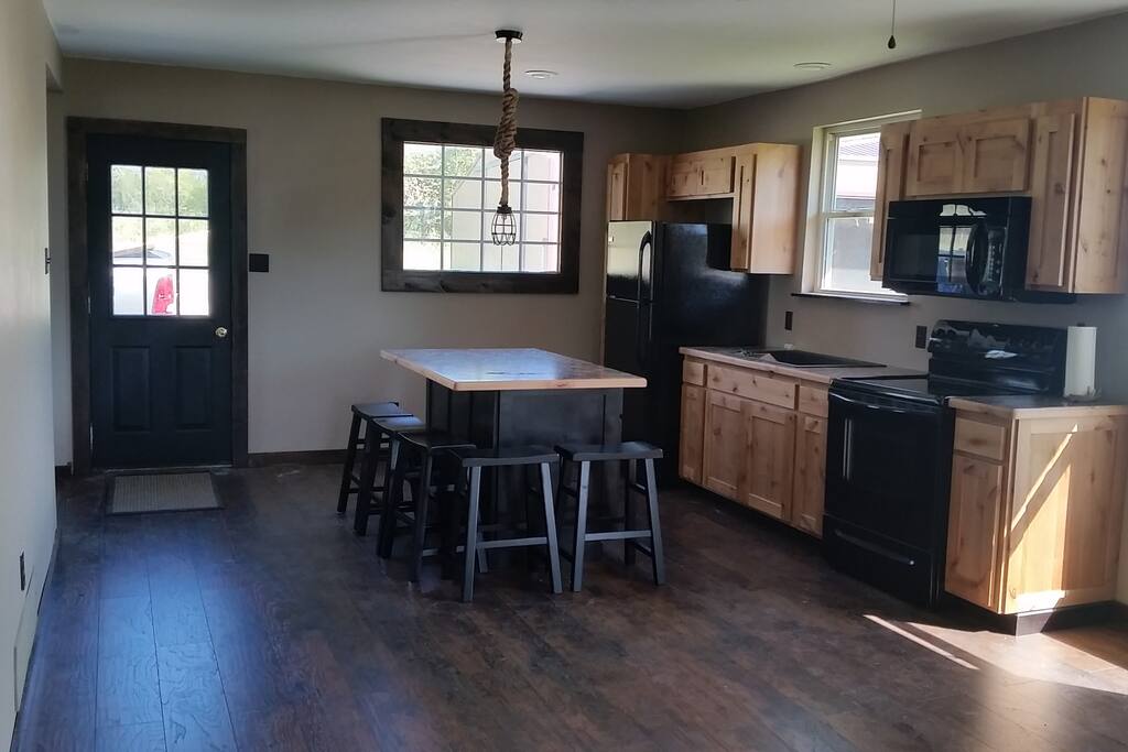 Well equipped kitchen.