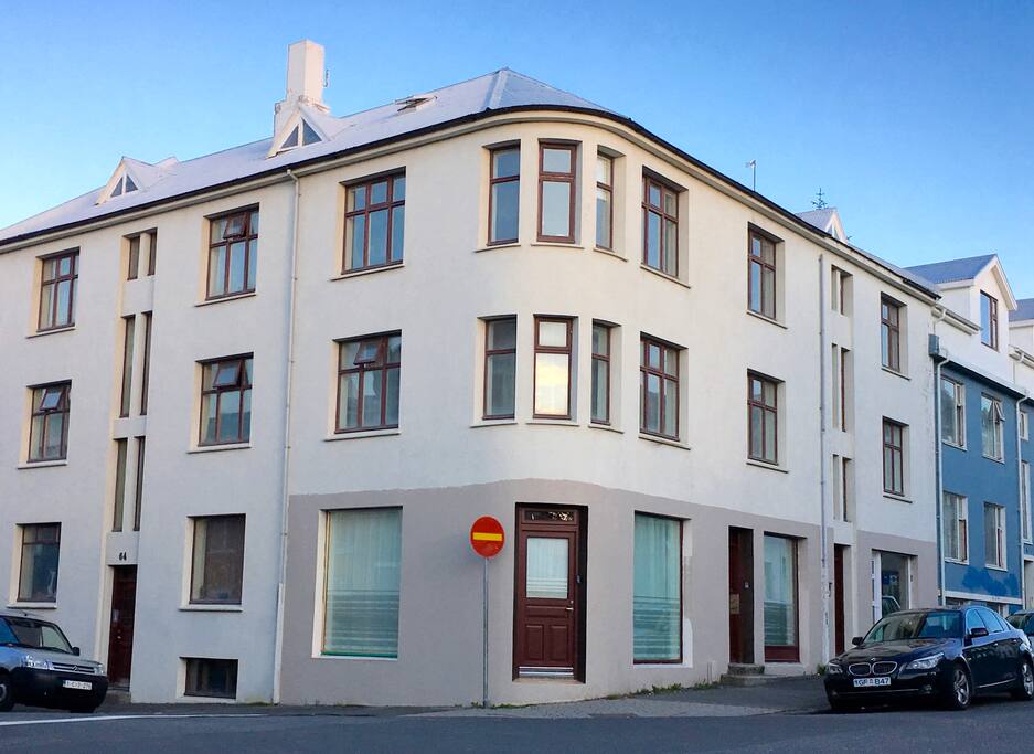 Our 4 studios in Grettisgata 64 in Reykjavik City/centre