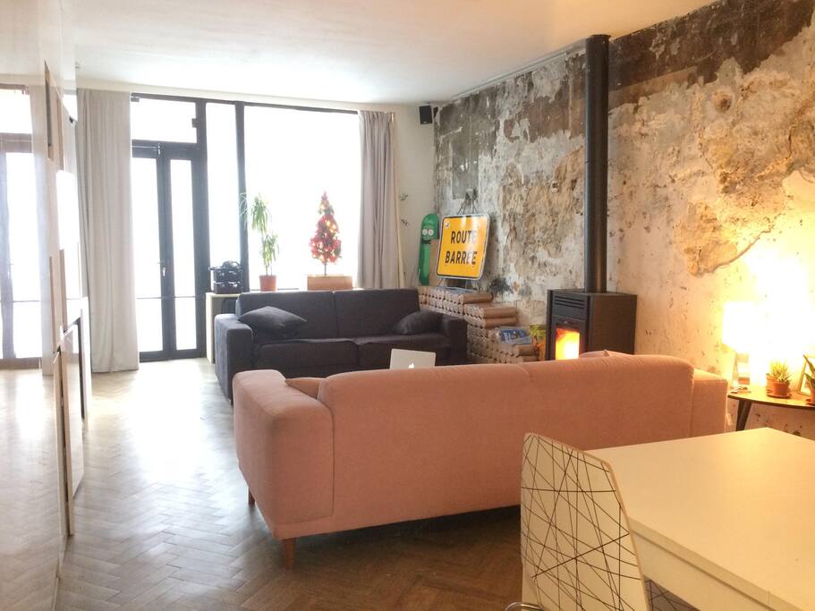 Salon vue de la cuisine