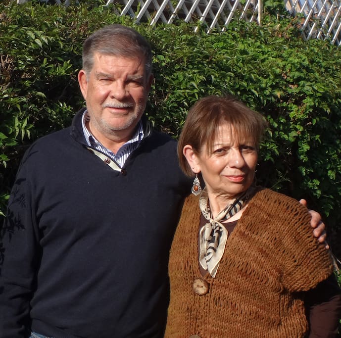 Sus anfitriones : Anita y Mario