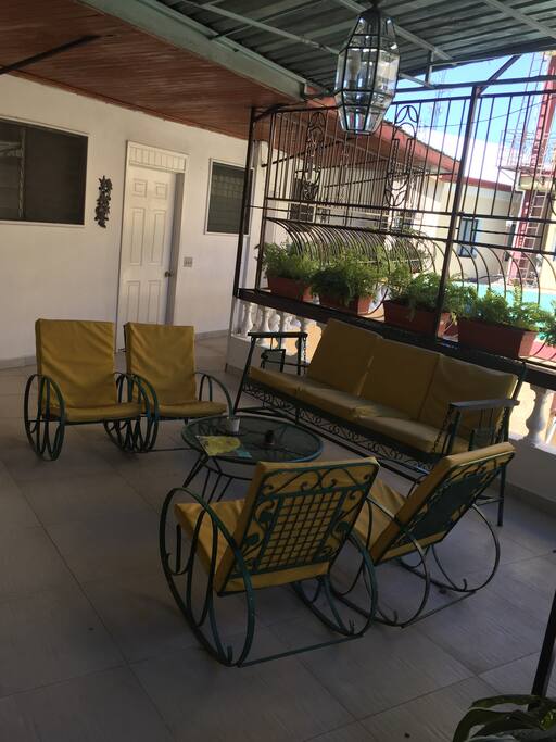 One of our little sitting areas where a guest can relax with a good book.