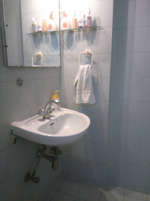 Bath and toilet