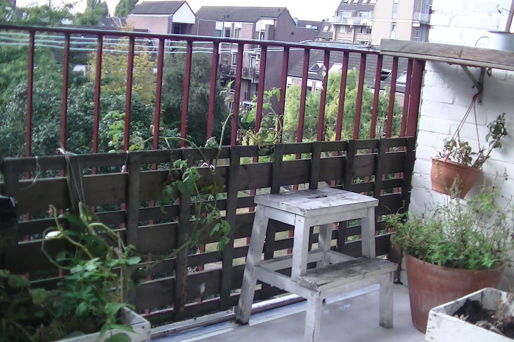 Balkon op het zuiden