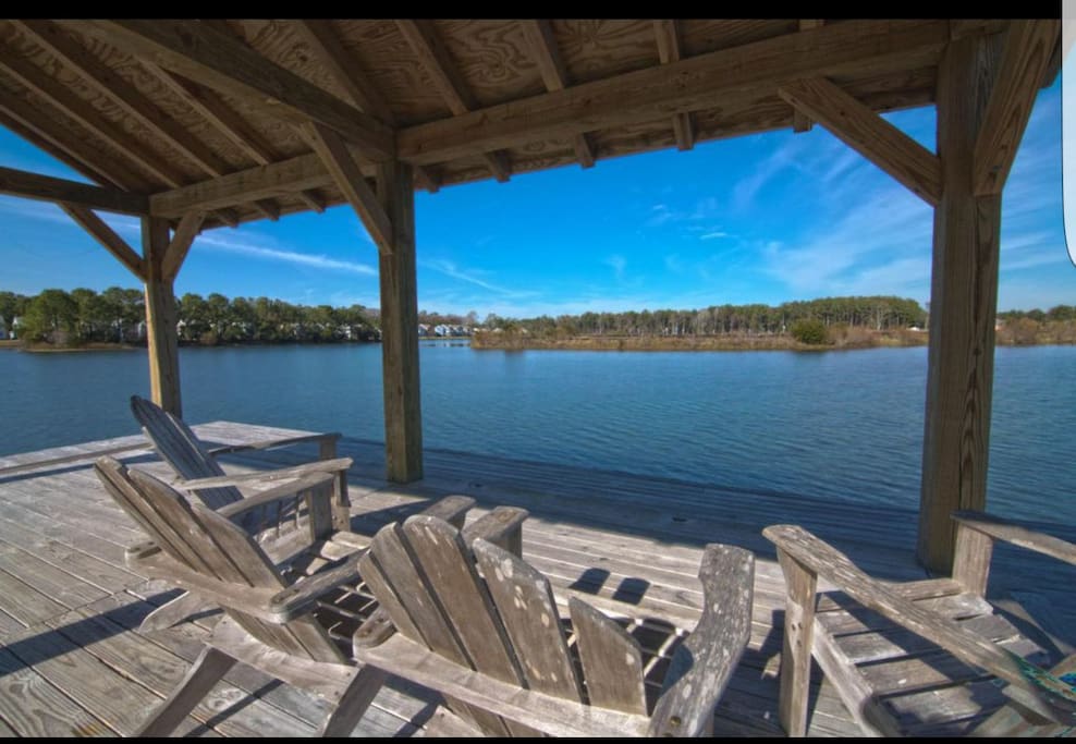 The dock in front of my town home.