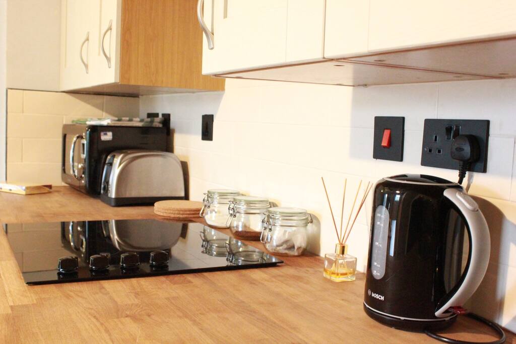 Modern kitchen area