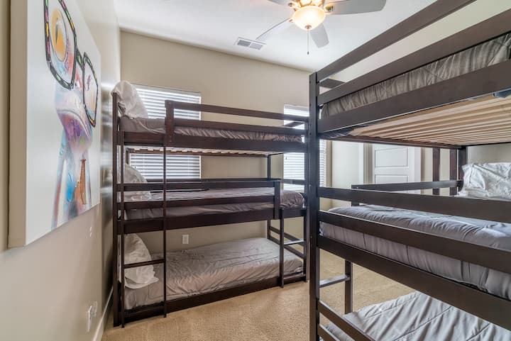 Habitación con literas. ¡Capacidad para 6 personas!