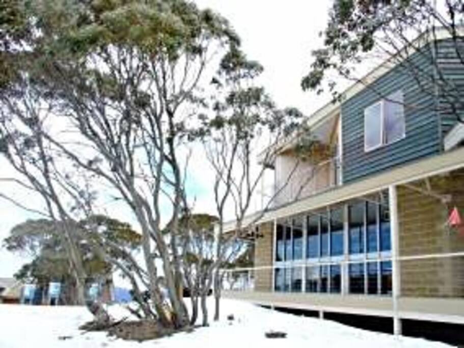 The top windows are for Unit 9, great mountain views