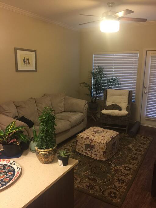 Plenty of light and seating.