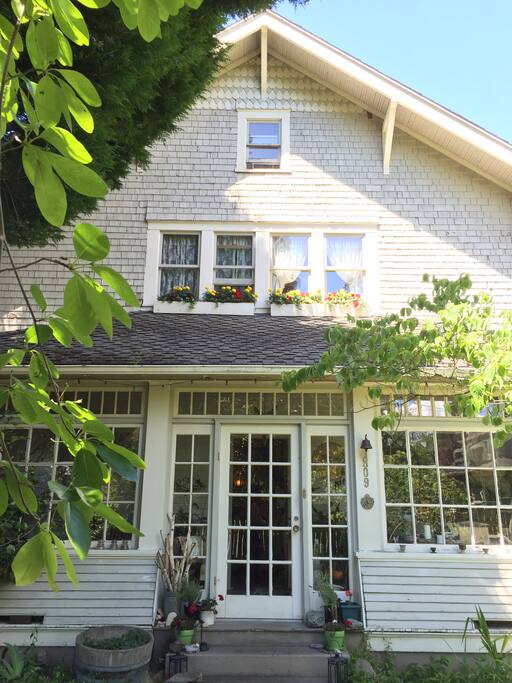 1910 Craftsman Sears & Roebuck "kit house" filled with stories. It's an old home being brought back to its delightful potential.