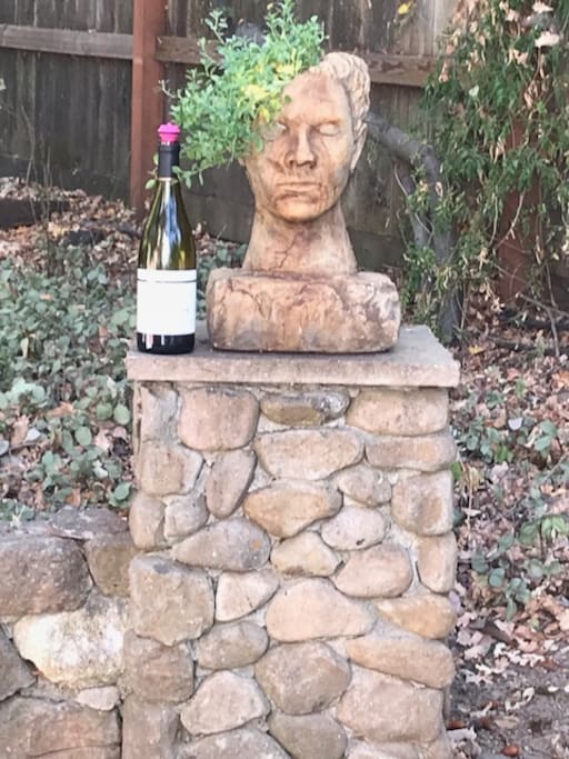 A head for plants and he loves wine :)