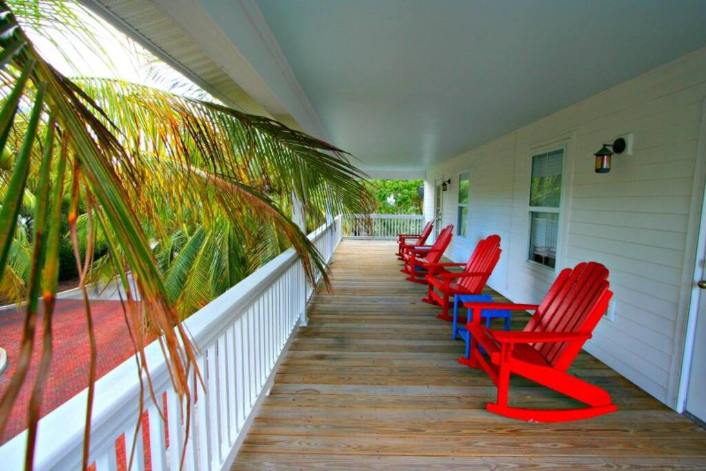 Take a snooze on the patio