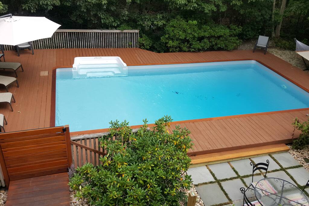 pool view from upper level