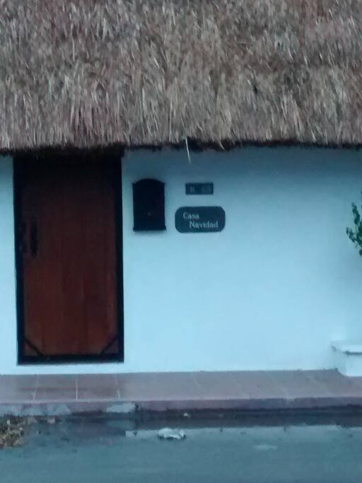 Casa Navidad Street Entrance. Locked Gate.