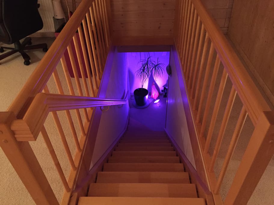 Holztreppe 1./2.Etage