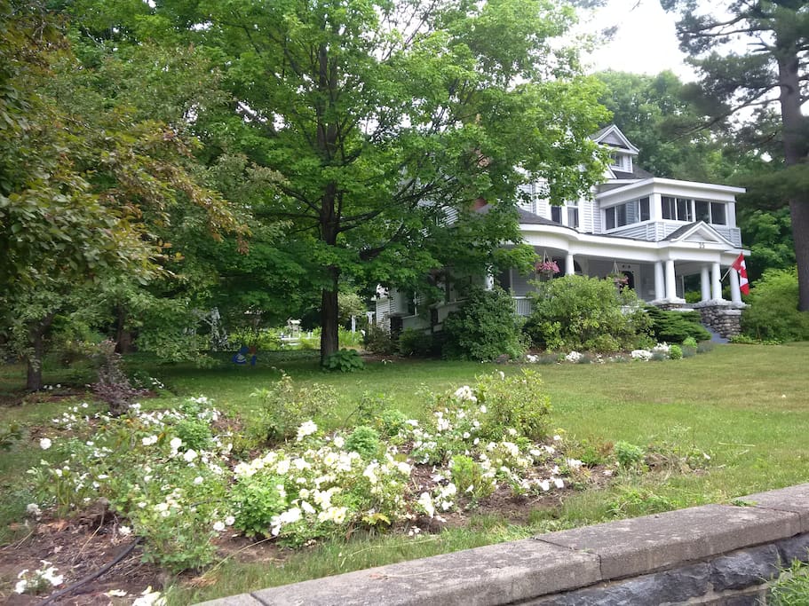 Mrs. T.'s BnB is a distinctive landmark in the Town of Parry Sound. Built in 1880.