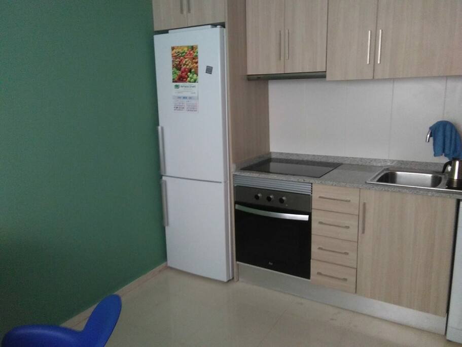 Cocina que da al patio