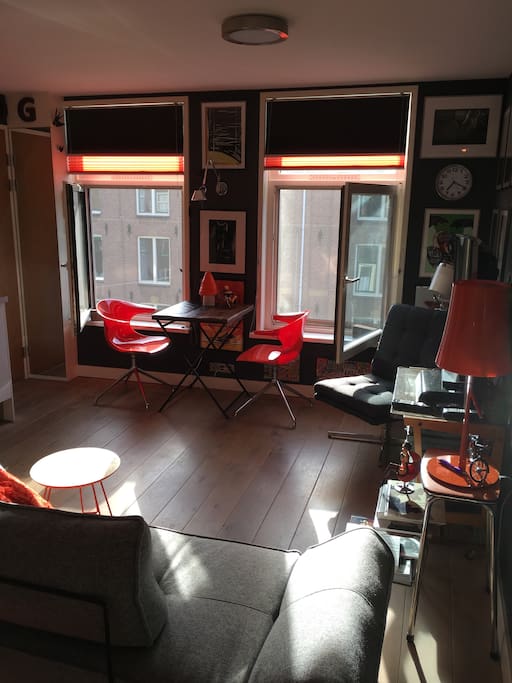 your sunny & light filled space to base yourself in the Jordaan