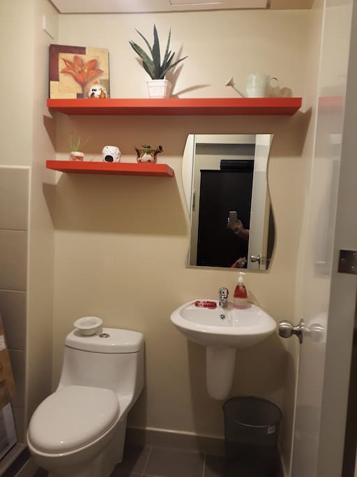 Bathroom with Hot shower