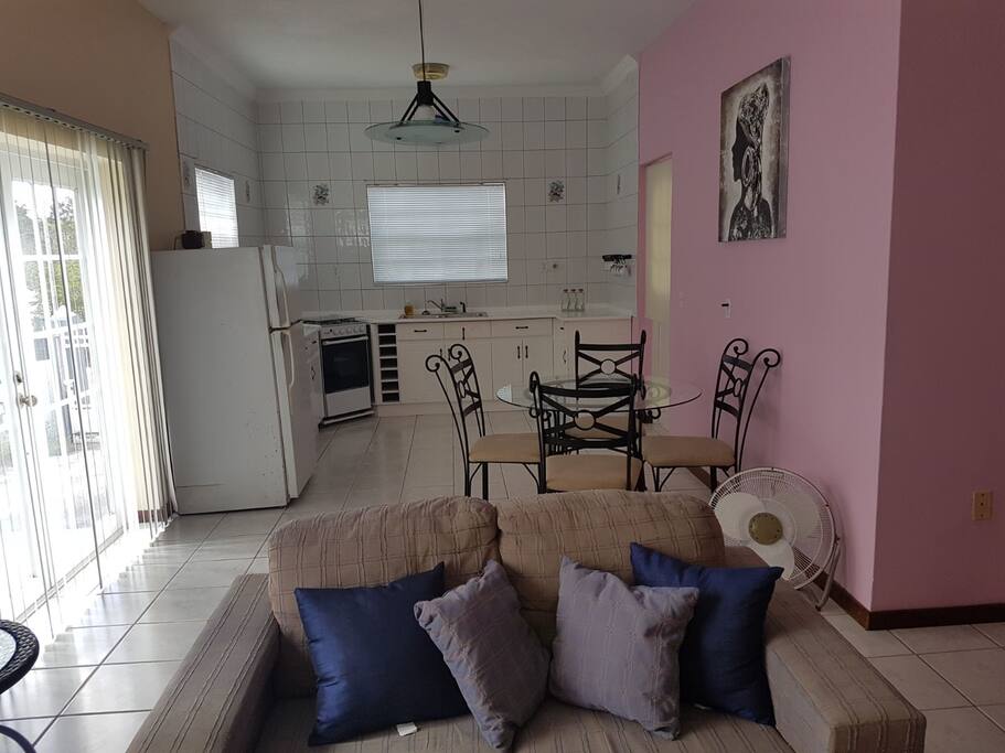 wide open kitchen