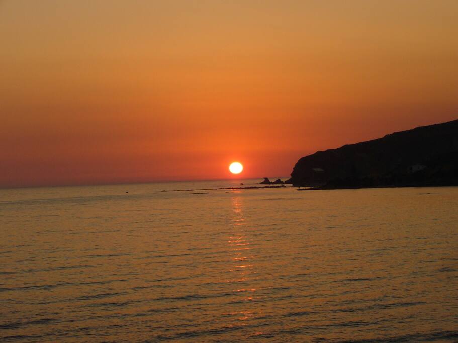 Il tramonto da Siculiana Marina