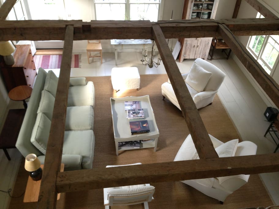 View of the Living room from the loft