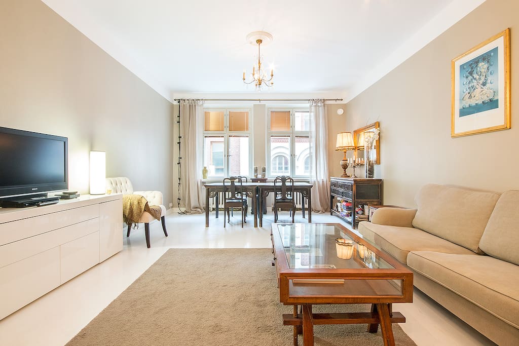 The living room