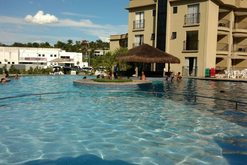 Piscina climatizada adulto e infantil do Quartier das Águas