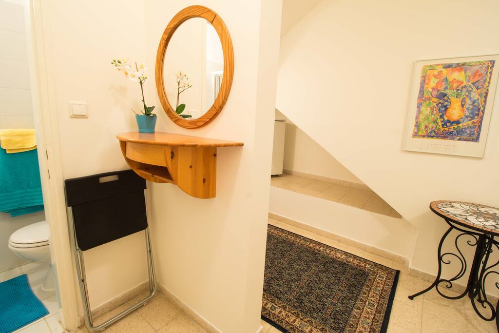 View from entrance to unit