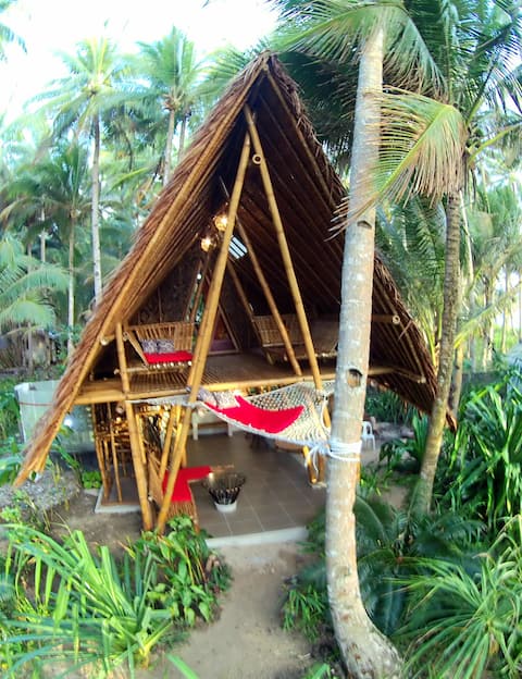 Siargao Skatefarm Beachfront Bamboo House
