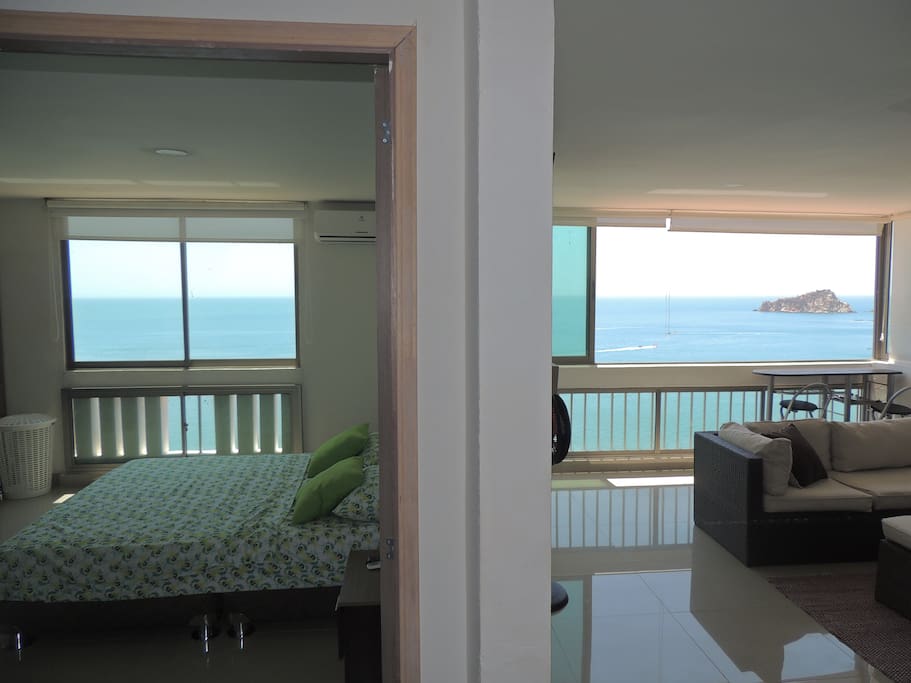 dormitorio y sala