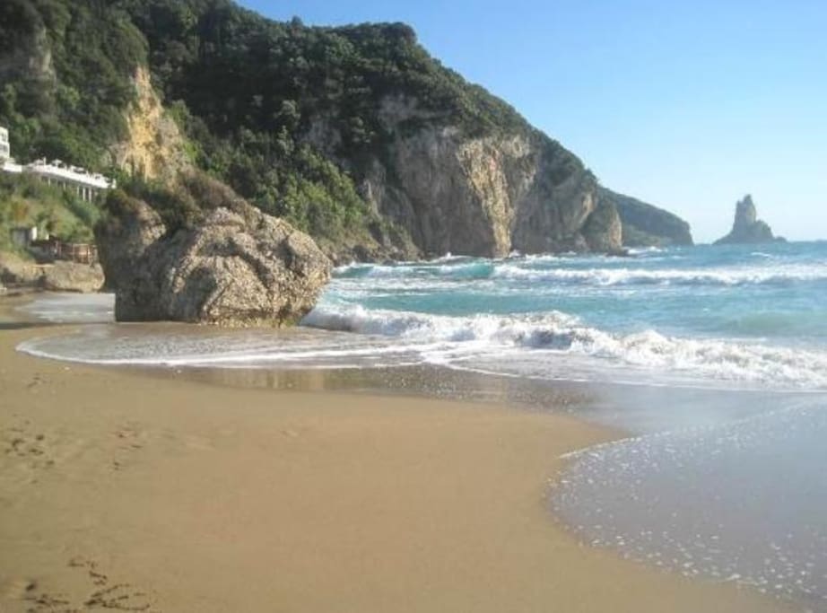 Agios Gordios beach 50 meters way