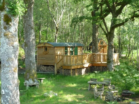 The Shepherds Hut with Private Hot Tub