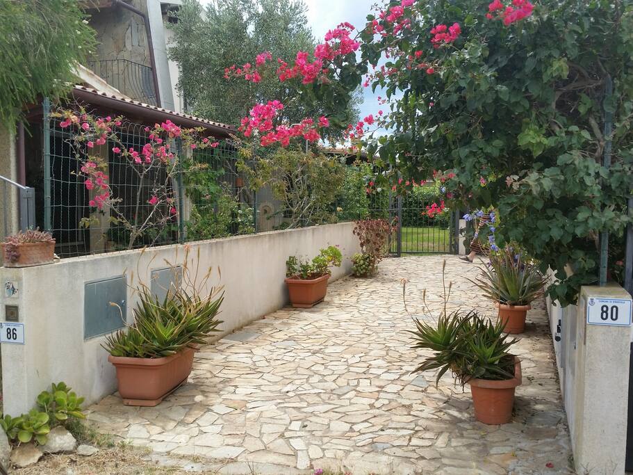 The front of the house