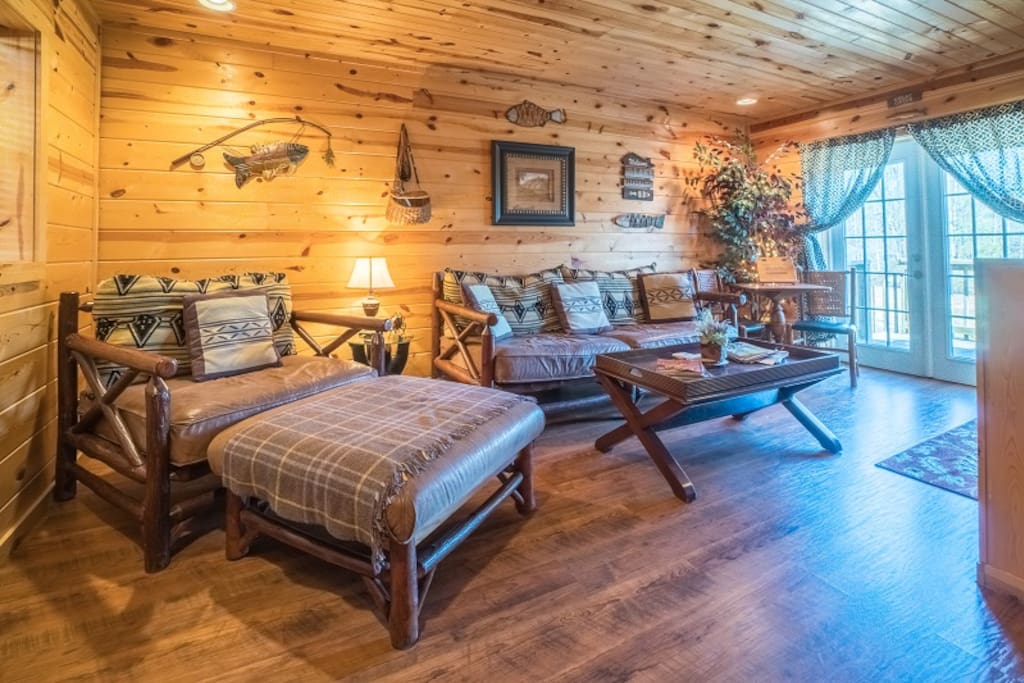Double Doors to deck