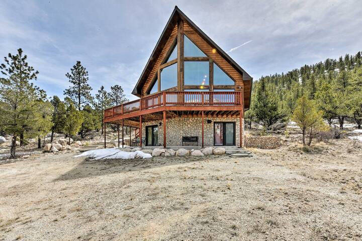 Secluded Nathrop Chalet W Mtn Views 17 Acres Cabins For Rent
