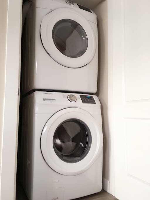 Brand new washer and dryer in the suite!