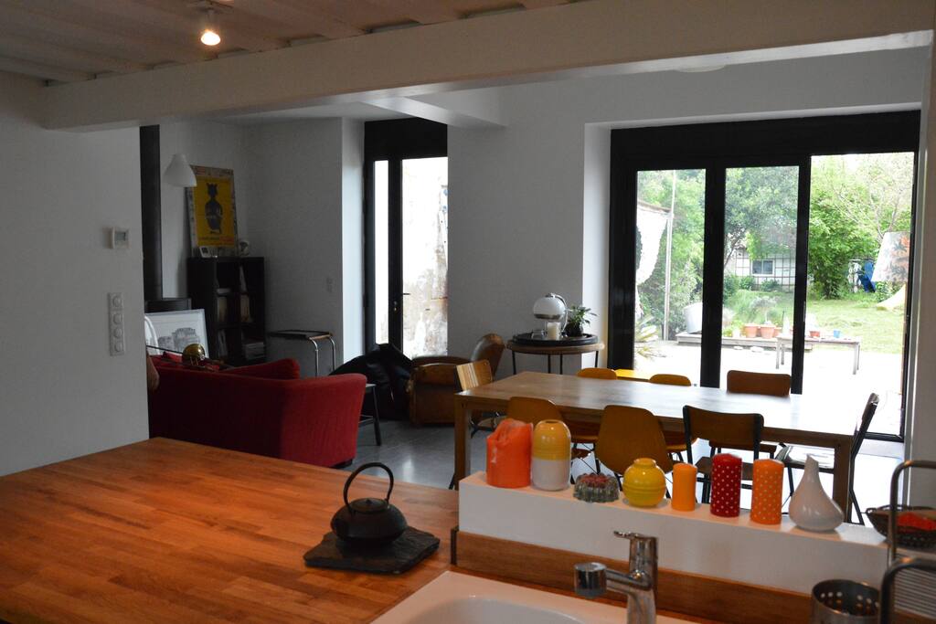 Vue depuis la cuisine