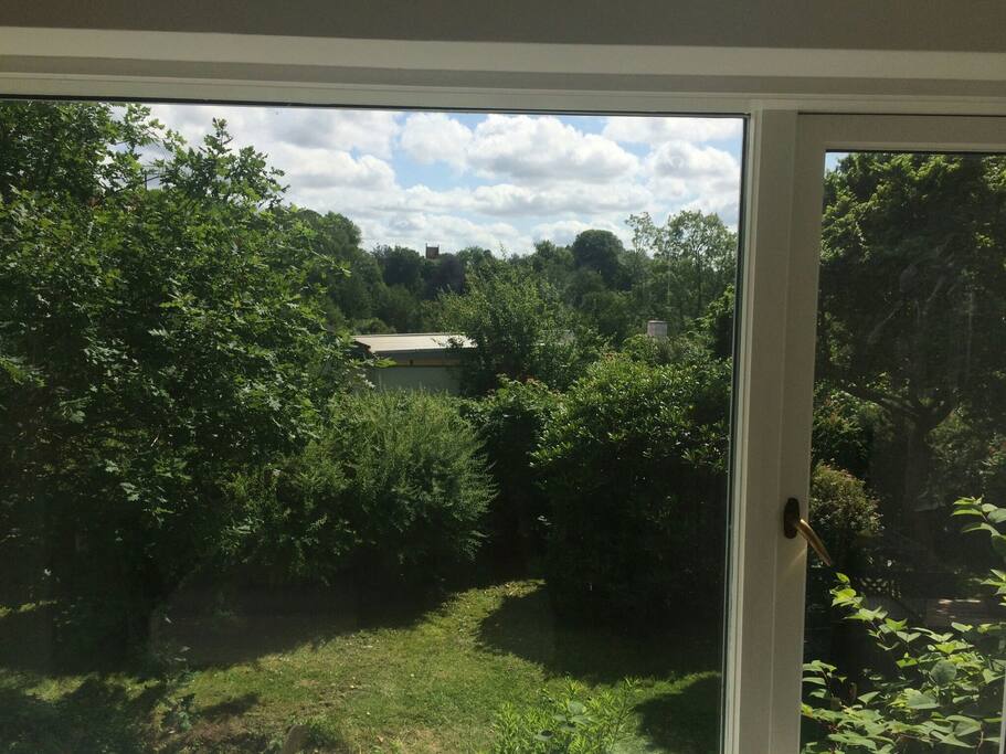 View from upper living room