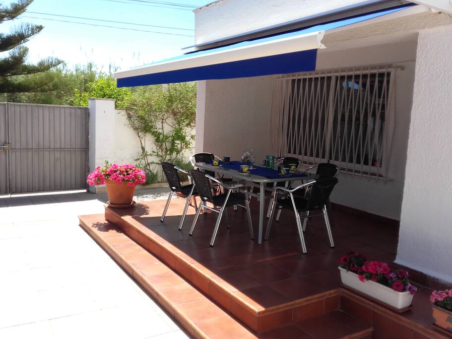 Terrasse au calme.