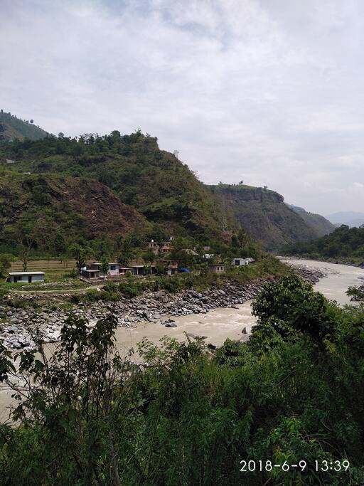 View from river side