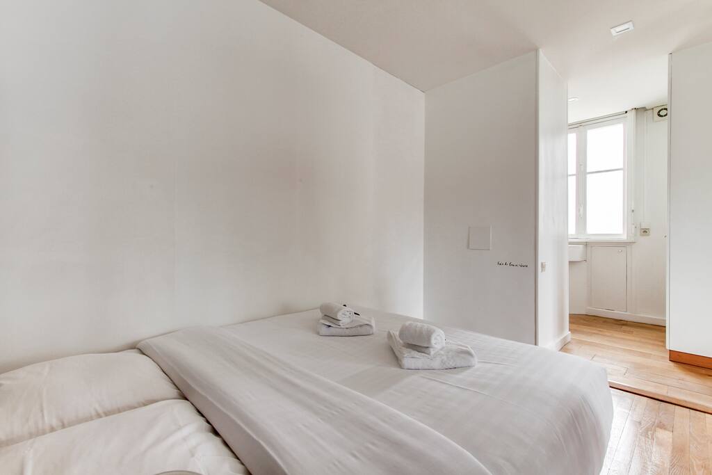 The bedroom area