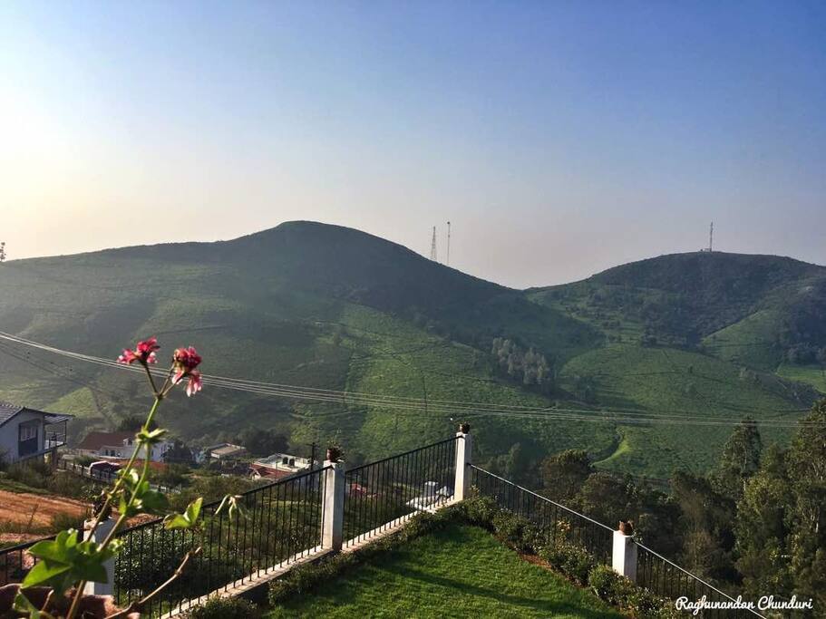 view from the bedroom balcony