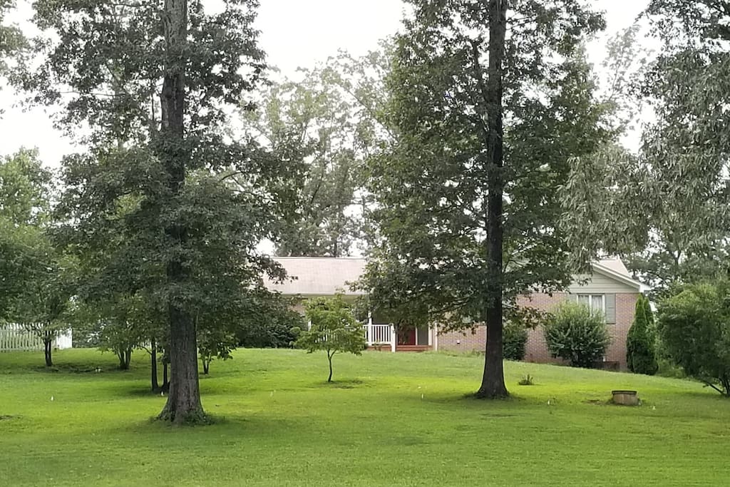 View from the front yard