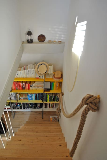 Staircase to the second floor.